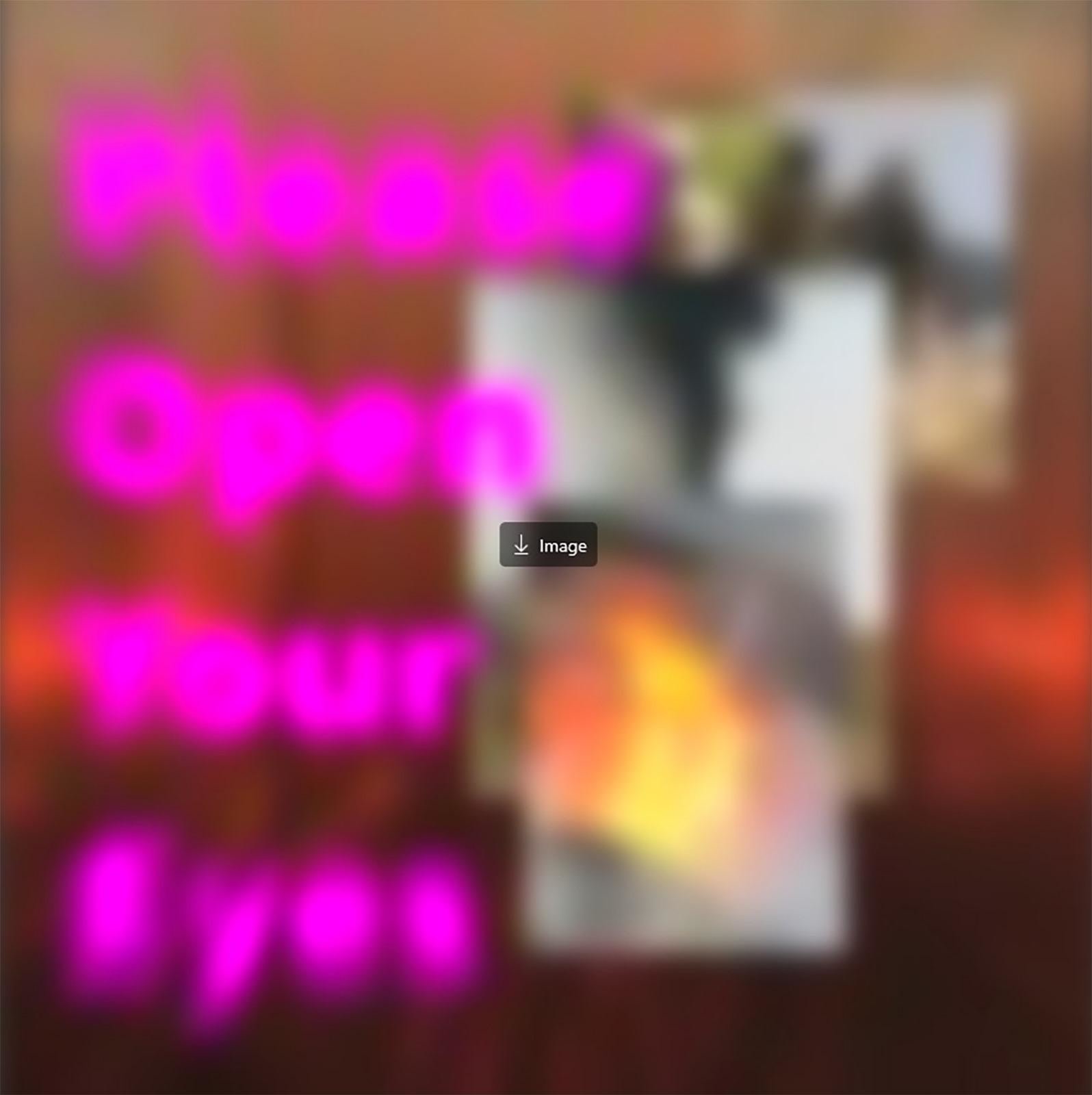 please open your eyes