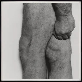 Knees with Fist, Side View