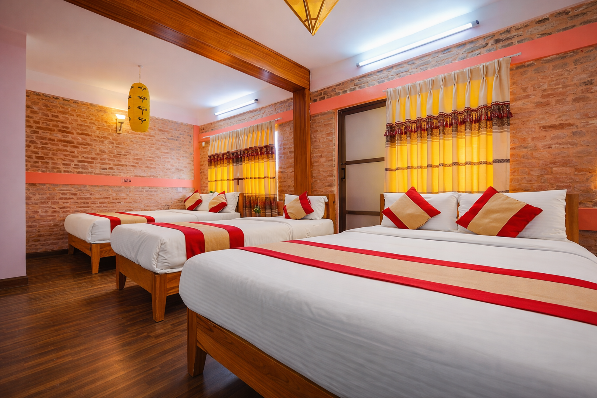 Family Room with Sunrise & Mountain View at Everest Window View Nagarkot