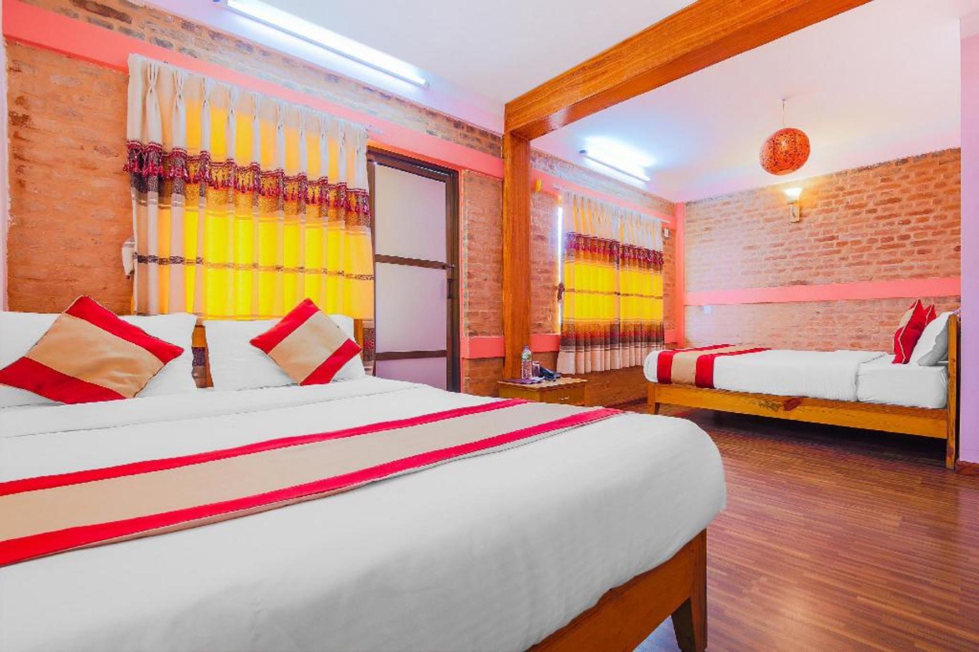 Family Room with Sunrise & Mountain View at Everest Window View Nagarkot