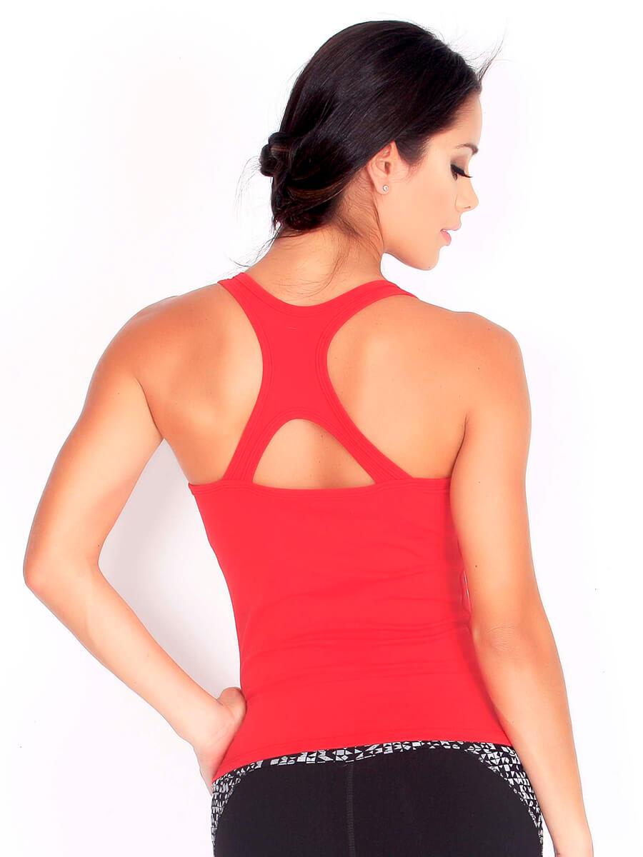 Red Active Tank Top Fitness Clothing Online Shop Dubai Gulfissimo