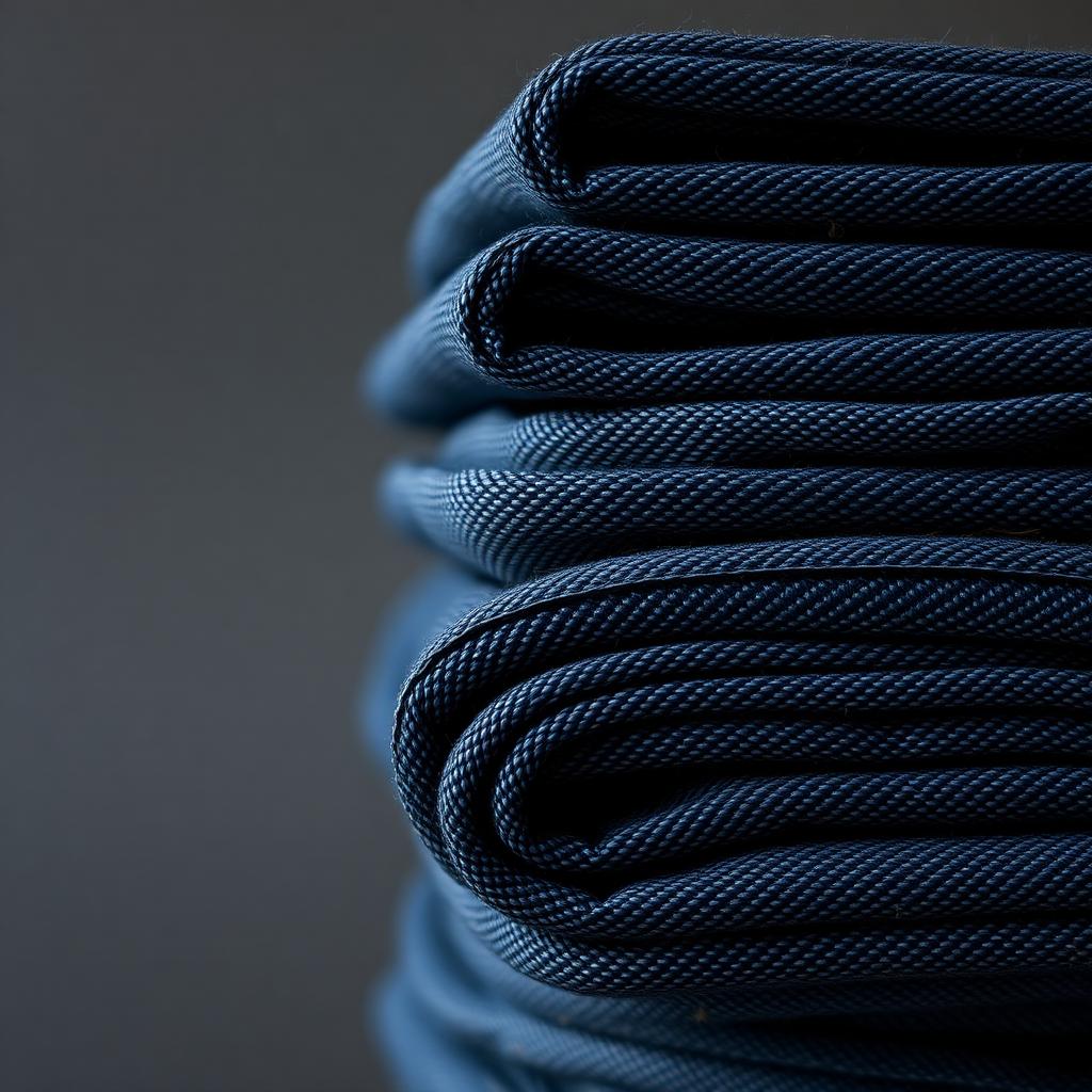 Premium Denim Workwear — Teal Abstract