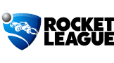 Logo de Rocket League, avec un bouclier bleu et une voiture stylisée.