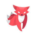 Logo de Kilix représentant un renard stylisé en dégradés de rouge, avec un visage pointu, des oreilles dressées et trois queues.