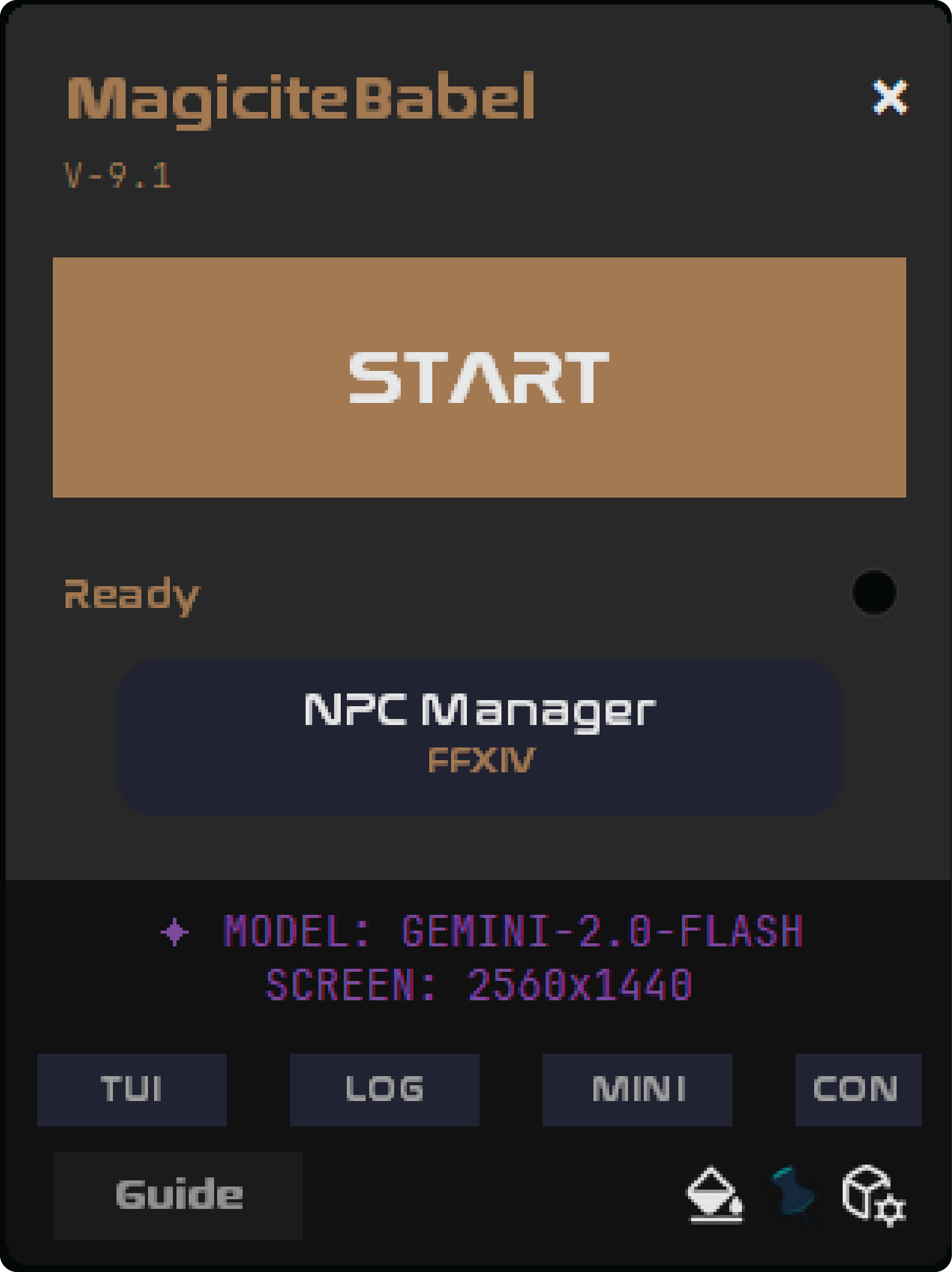 Main UI