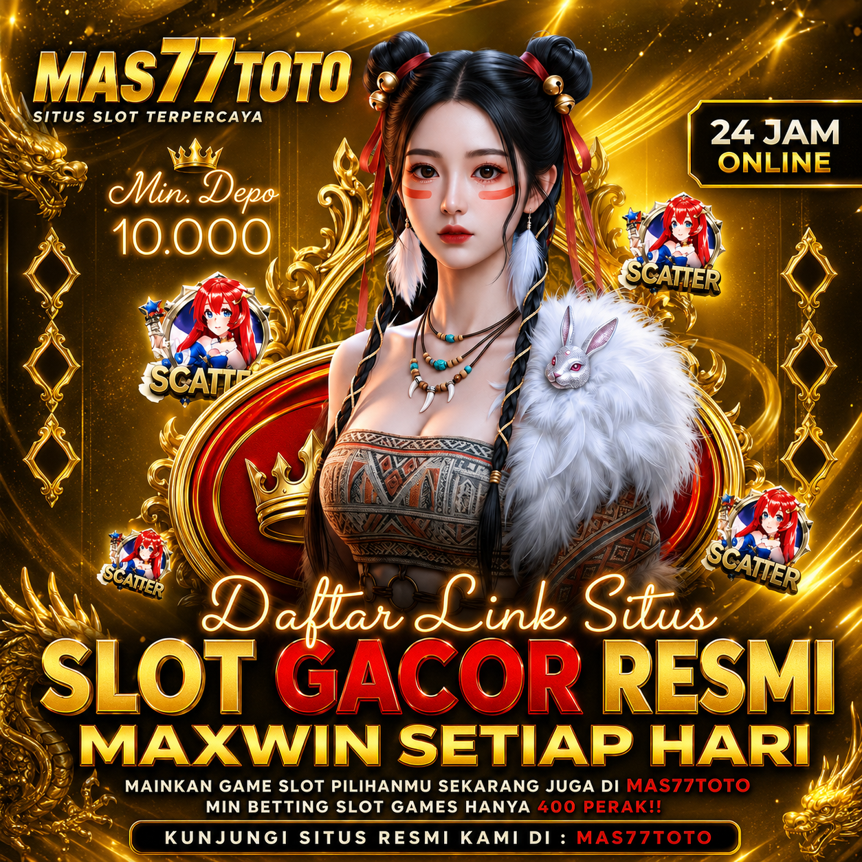 MAS77TOTO 🛬 Arena Bermain Situs Game Online Slot Gacor Malam Ini Deposit Receh Dengan Koleksi Game Favorit