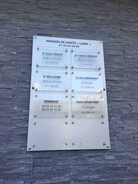 MAISON MÉDICALE LAMY, Cabinet médical à Aubervilliers