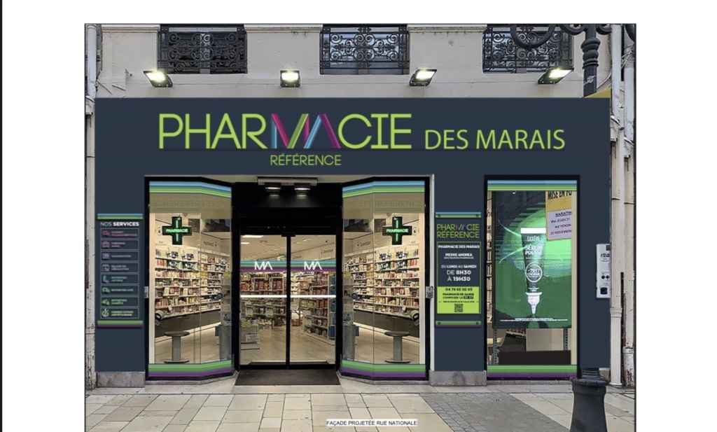 Grande Pharmacie des Marais, Pharmacie à