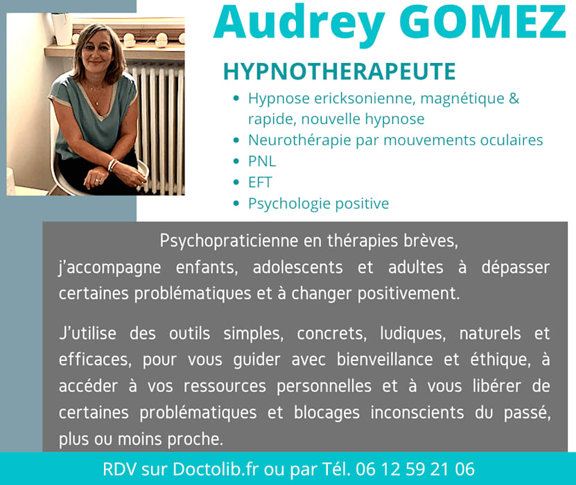 Audrey Gomez Hypnotherapeute A Savigny Sur Orge Prenez Rdv En Ligne
