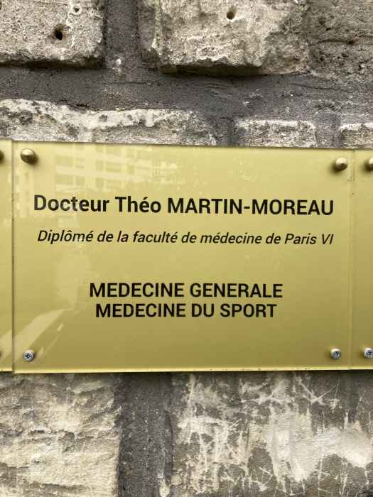 Dr Theo MARTIN MOREAU, Médecin généraliste à SaintGratien