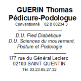 T. GUERIN, Pédicure-podologue à Saint-Quentin