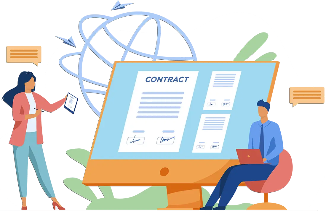 contract management illustration