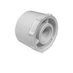 White PVC Reducer Bushing - 2" Spigot x 3/4" FPT White PVC Reducer Bushing - 2" Spigot x 3/4" FPT