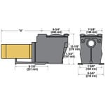 Hayward Super Pump Dimensions