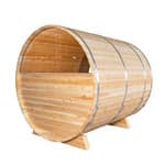 Barrel Sauna With Porch 7' x 7'