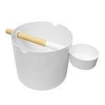 KOLO Bucket + Ladle - White KOLO Bucket + Ladle - White