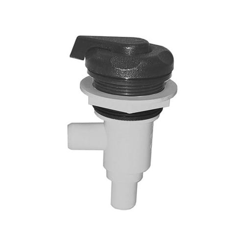 600-4711 Waterway Valve - On/Off Shur Grip (Complete Assembly - Black)