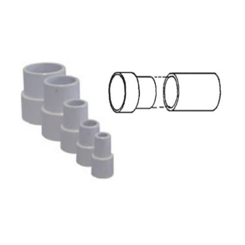 White PVC Pipe Extender for 2-1/2" Pipe