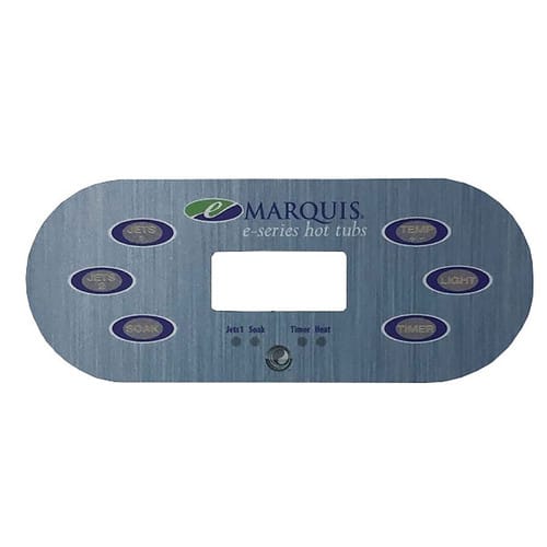 Marquis Spas Topside Control Overlay Main Panel 6 Btn 2007-08