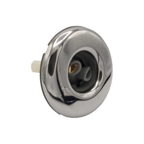 Waterway Threaded 3" Hot Tub Jet - Double Roto Grey/SS