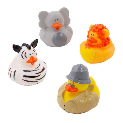 Safari Mini Rubber Duck