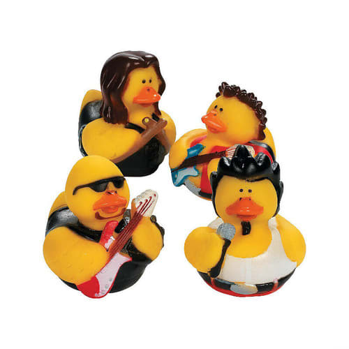 Rock Star Mini Rubber Duck