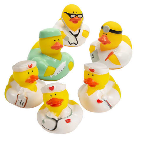 Doctor and Nurse Worker Mini Rubber Ducks