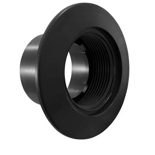 Return Wall Fitting 1 1/2″ FPT x 2″ spg - black