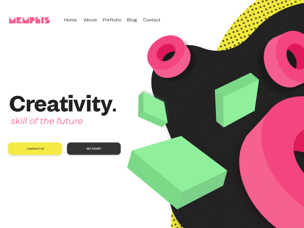 Diseño Web Memphis en 2024