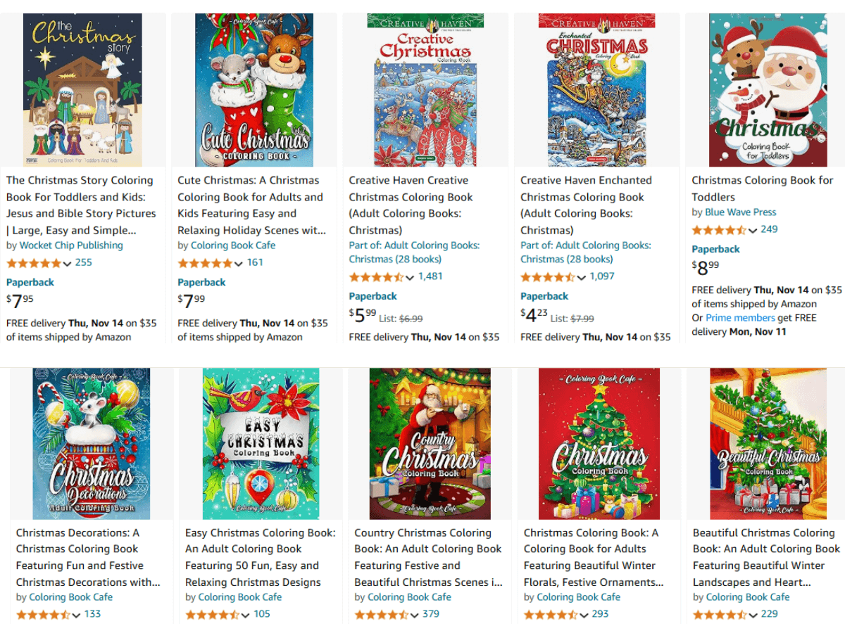 Amazon Marketplace Coloring