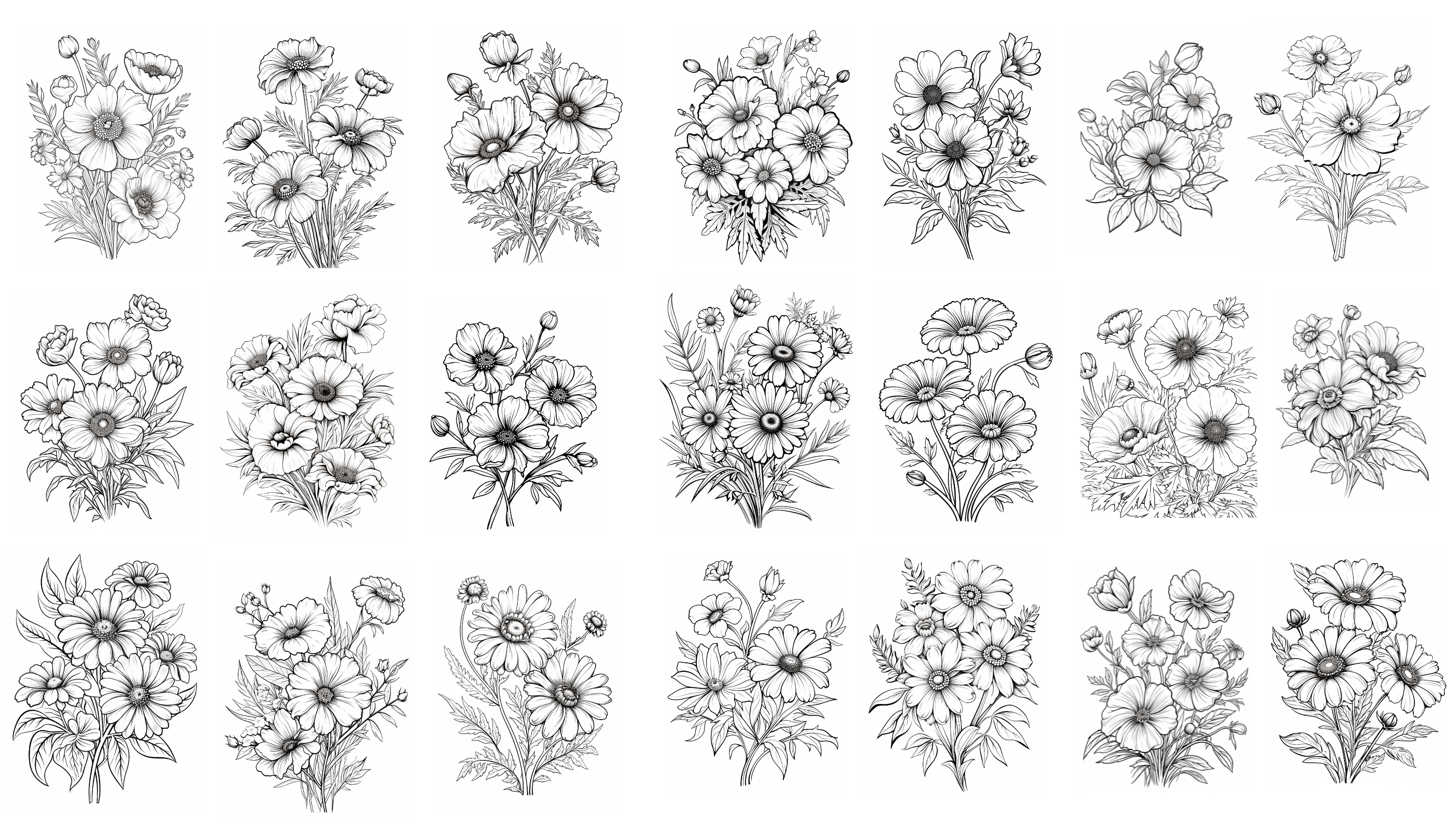 Flowers Coloring Pages