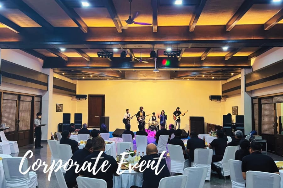 Devashish Music sound and stage setup for a Delhi NCR event
