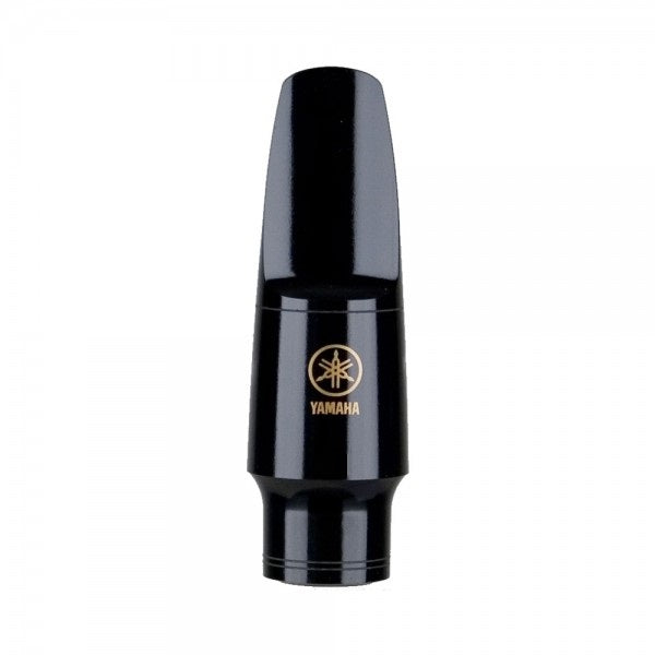 Yamaha 5C alto saxophone mouthpiece, hard rubber, black, with embossed Yamaha logo