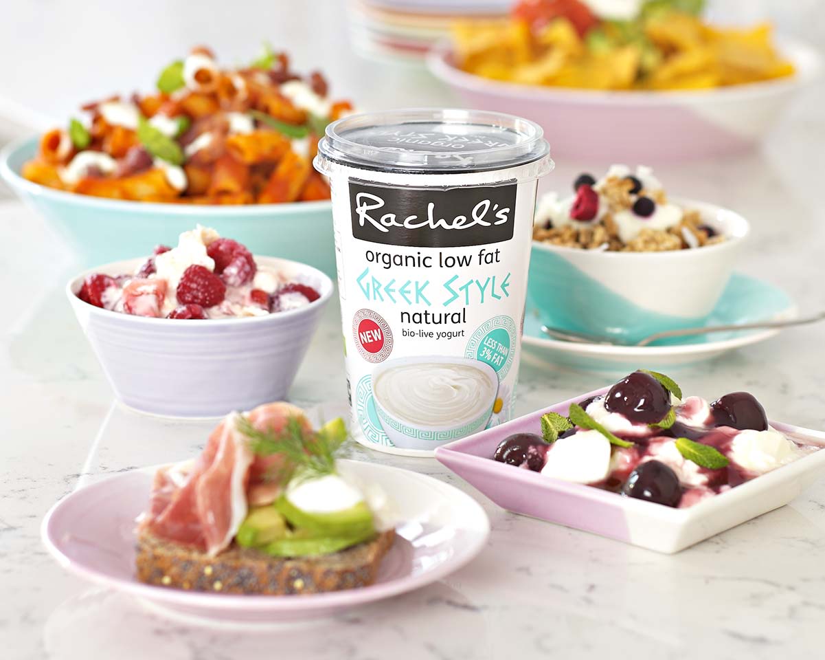 Rachel’s Organic Yoghurt Commercial Photographer