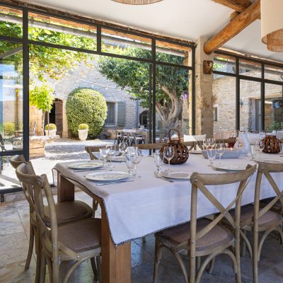 Domaine Marbault - Table dans Orangerie