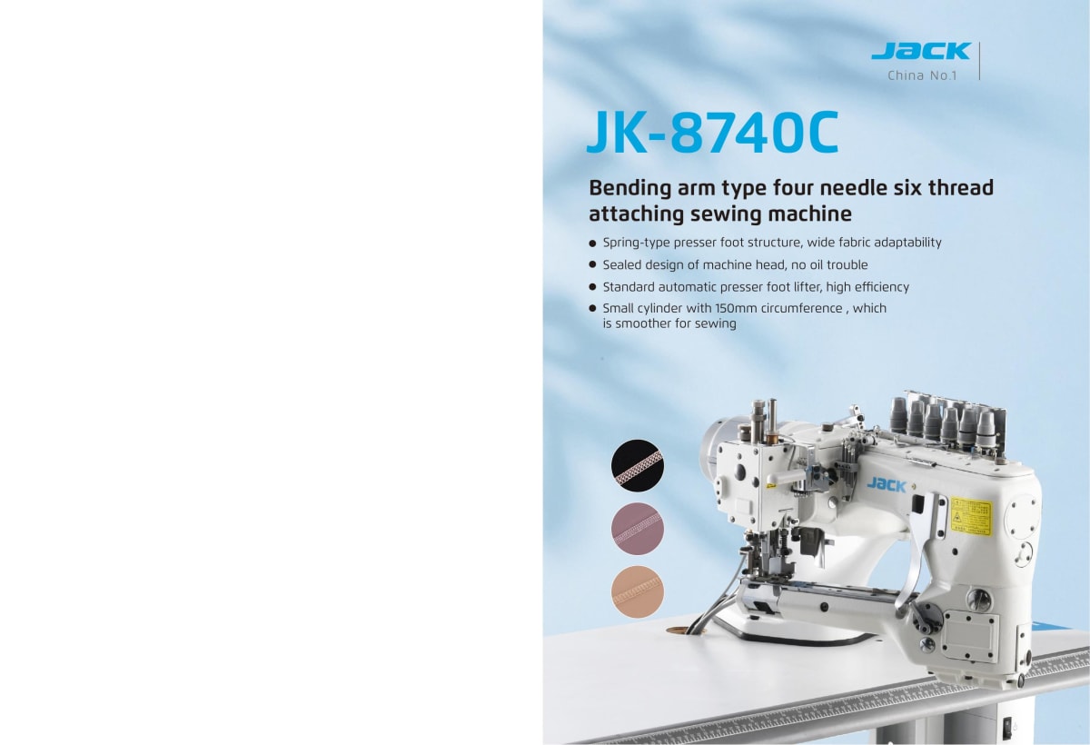 JACK JK-8740C specification sheet page 1