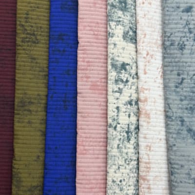 Tie Dye Quilted Fabric