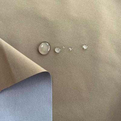 Waterproof Raincoat Fabric Khaki