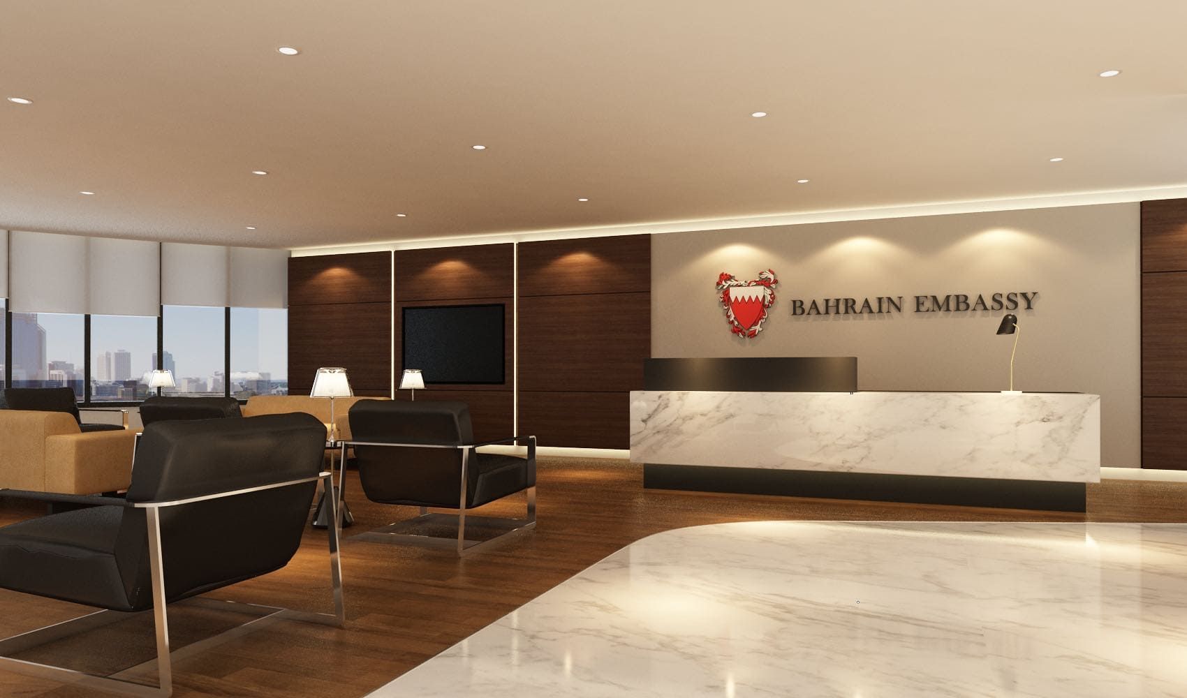 Bahrain Embassy - Corporate Interior Design Project | SUA Interior ...