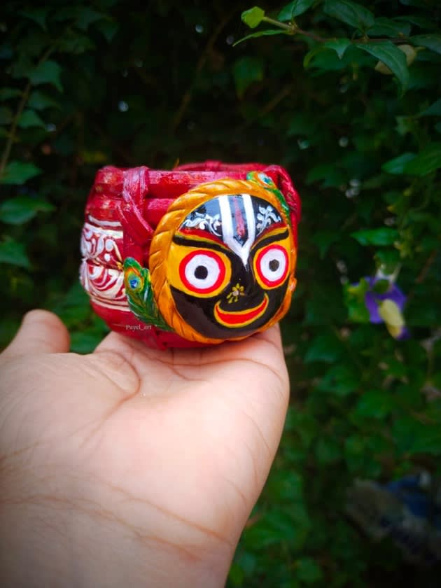 Handcrafted Jagannath Decorative Pot