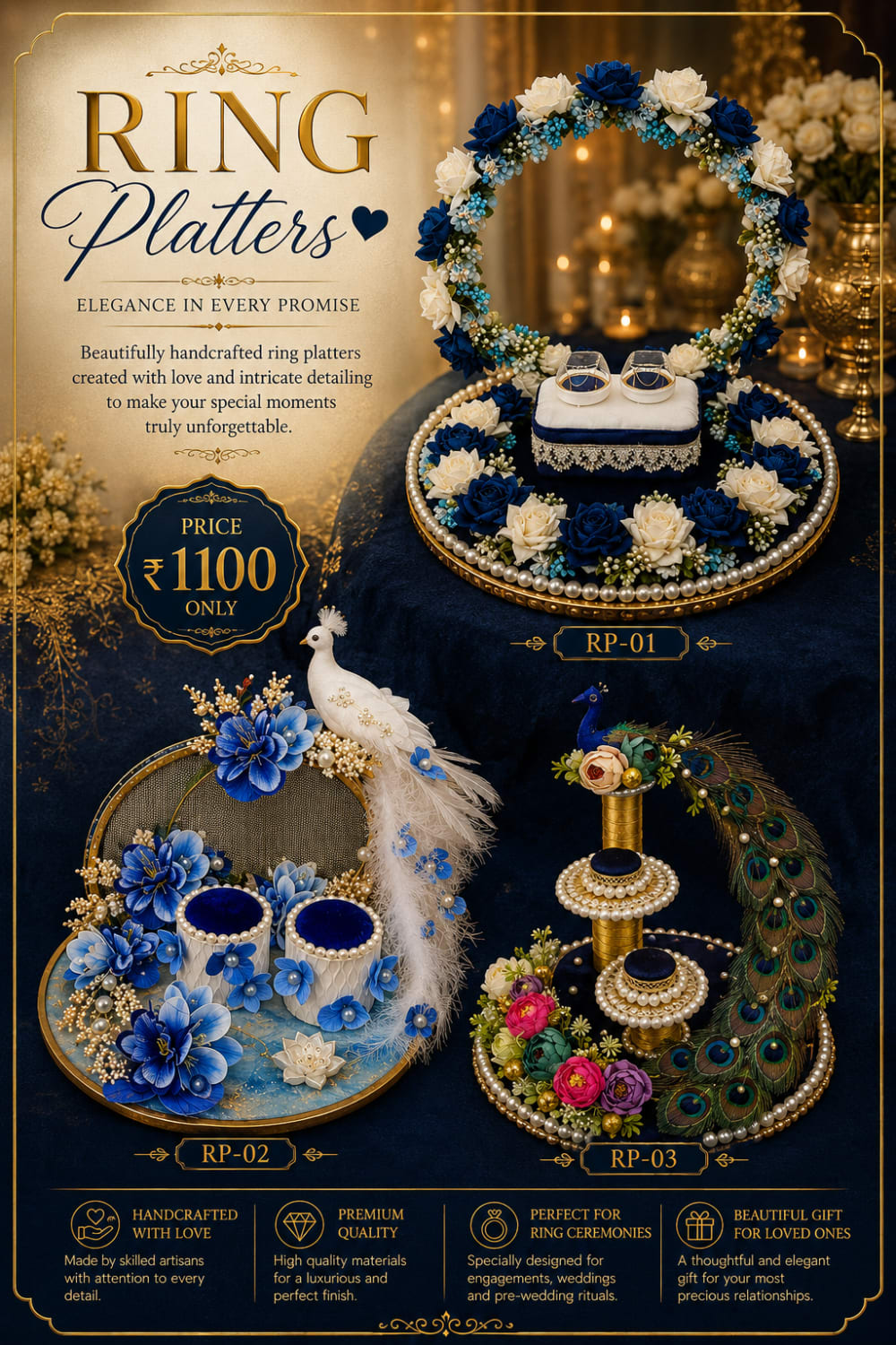 Handcrafted Ring Platters