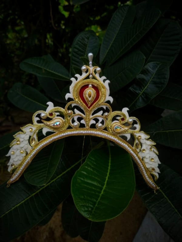 Royal Peacock Bridal Crown