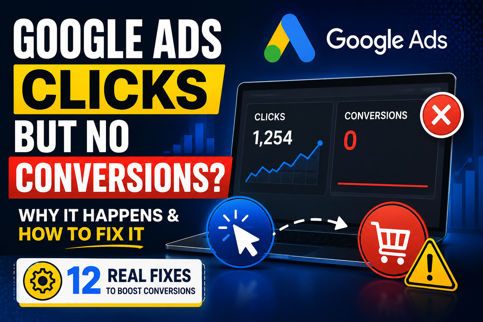Why Your Google Ads Campaign Is Getting Clicks But No Conversions (And How to Fix It) Why Your Google Ads Campaign Is Getting Clicks But No Conversions (And How to Fix It)