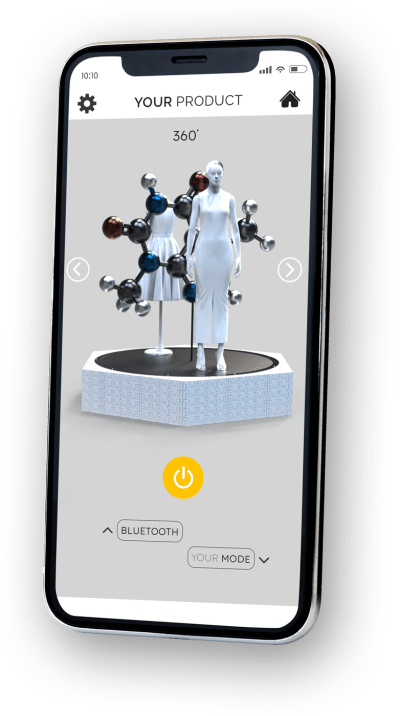 PUPPU-App zur Steuerung der Drehbühne auf dem Smartphone