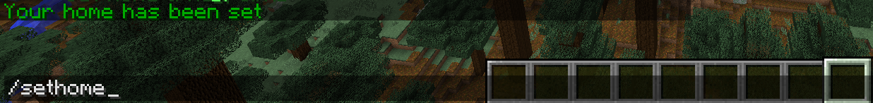 Picture: SetHome command
