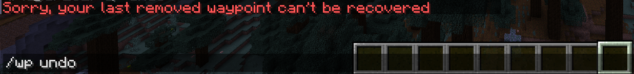 Picture: Waypoint Undo fail