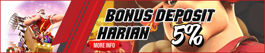 BONUS DEPOSIT HARIAN 5%