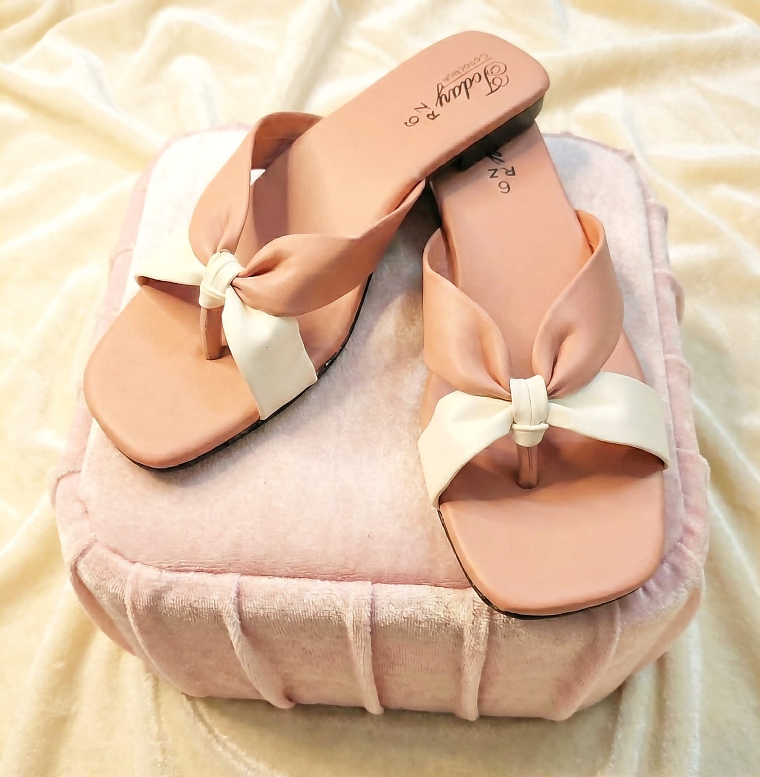 Women’s Stylish Bow Flat Slippers | Soft Cushioned Daily Wear Sandals for Girls & Ladies