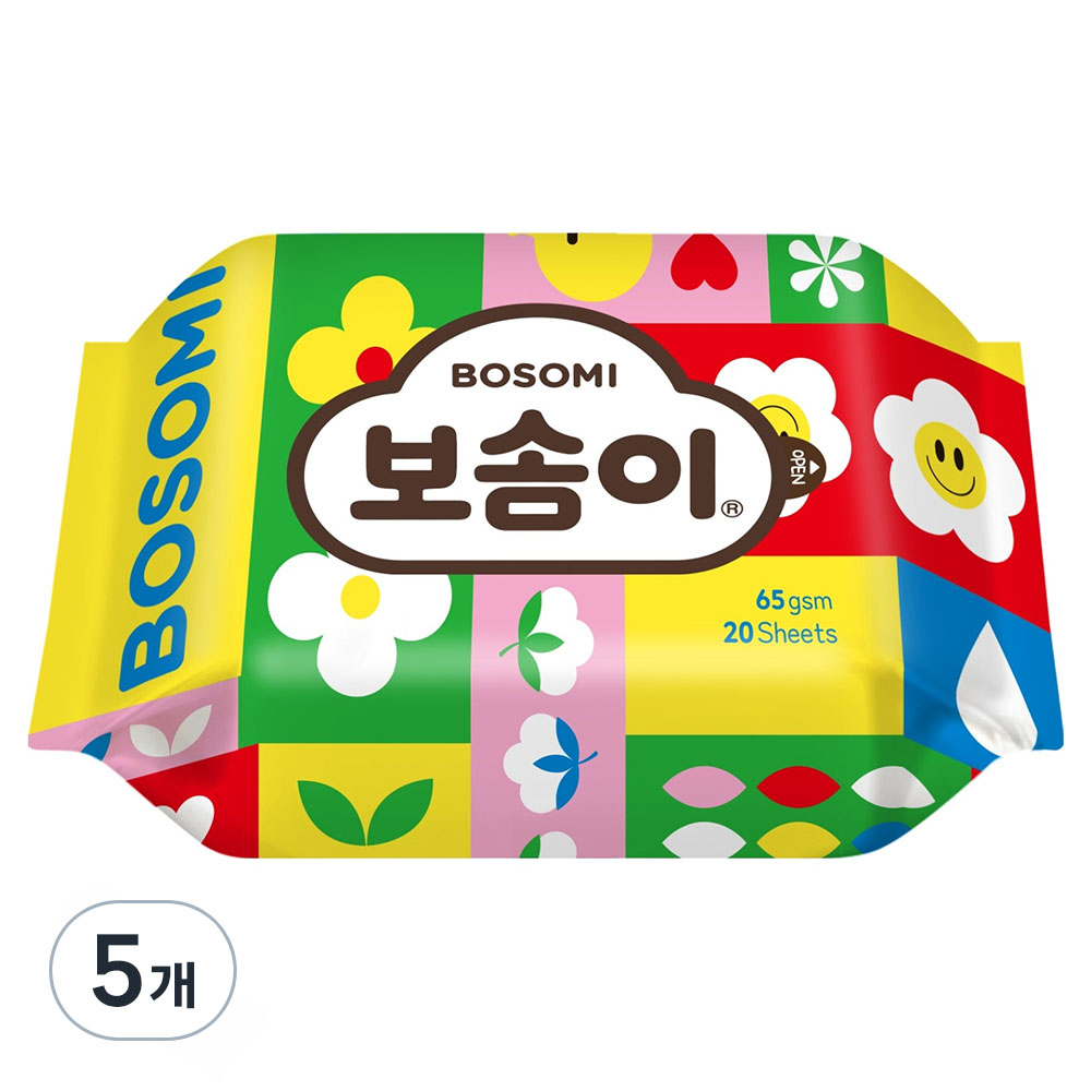 보솜이 펀앤플레이 아기물티슈 휴대형