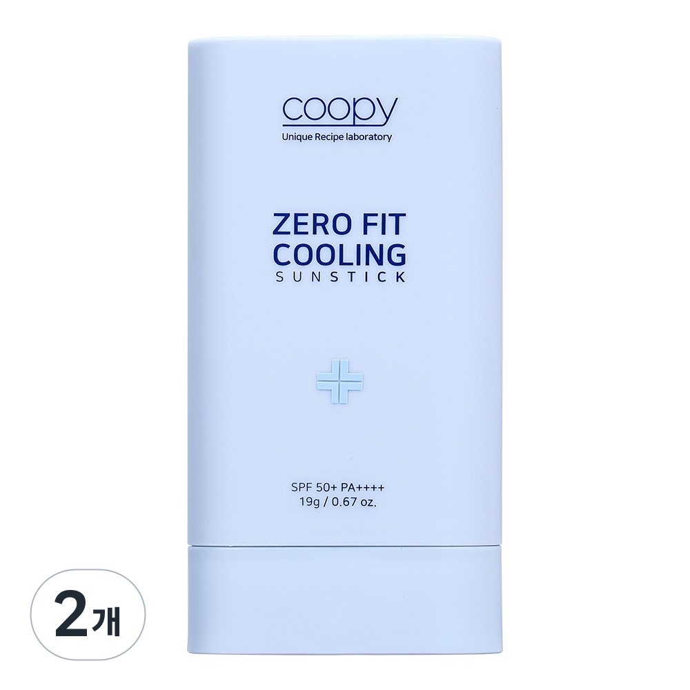 쿠피 끈적임없는 제로핏 즉각 쿨링 수분 선스틱 SPF50+ PA++++